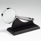 Kleines Bild von Chromed-plated Magnifier with wooden support