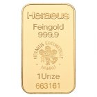 Kleines Bild von 1oz Goldbarren Heraeus Deutschland