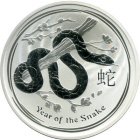 Kleines Bild von Lunar II snake 2013 1oz silver