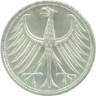 Kleines Bild von 5 DM Silberadler 1951-1974