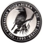 Kleines Bild von Kookaburra 1995 1oz Silber