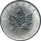 Kleines Bild von Maple Leaf 1999 1oz Silber